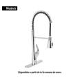 Monomando fregadero cromo, semi profesional, FOSET AERO