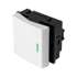 Interruptor sencillo de 1.5 módulos, línea Toledo, BASIC
