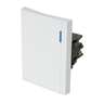Interruptor de 3 vías, 3 módulos, línea Española, blanco