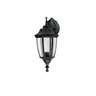 Arbotante tipo farol tradicional suspendido p/exterior negro