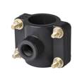 Abrazadera para toma domiciliaria PP 1-1/2' x 1/2', FOSET