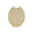 Asiento redondo ligero para WC, abierto, beige, BASIC