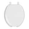 Asiento redondo para WC, abierto, blanco, AQUA
