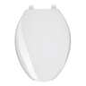 Asiento alargado para WC, abierto, blanco, AQUA