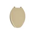 Asiento alargado para WC, abierto, beige, AQUA