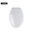 Asiento p/WC one piece, cierre lento, cerrado, blanco, AQUA