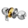 Cerradura tipo esfera, cilíndrico, baño, cromo, HERMEX BASIC