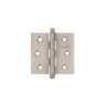 Bisagra cuadrada 2-1/2', acero inox, cabeza redonda, HERMEX