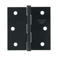 Bisagra cuadrada 2-1/2', acero negro mate cabeza plana BASIC