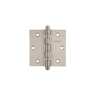 Bisagra cuadrada 3', acero inox, cabeza redonda, HERMEX