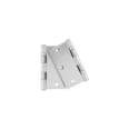 Bolsa 2 bisagras cuadradas 3-1/2', acero inox, cabeza plana