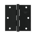 Bisagra cuadrada 3-1/2', acero negro mate cabeza plana BASIC