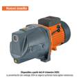 Bomba tipo jet, cabezal de hierro, 1-1/2 HP, TRUPER