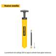 Mini bomba manual para inflar balones, 25 PSI, PRETUL