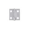 Bisagra rectangular 1 x 7/8', acero natural, HERMEX