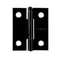 Bisagra rectangular 1-1/2x1-3/16', acero negro mate, HERMEX