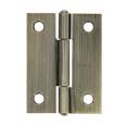 Bisagra rectangular 2 x 1-1/2', latón antiguo, HERMEX