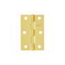Bisagra rectangular 2-1/2 x 1-5/8', acero latonado, HERMEX