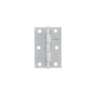 Bisagra rectangular 3 x 2', acero natural, HERMEX