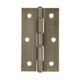 Bisagra rectangular 3-1/2 x 2-1/8', latón antiguo, HERMEX