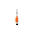 Broca para router, corte recto, 1/2' con balero, TRUPER