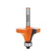 Broca para router, redondeado, 1-1/2' con balero, TRUPER