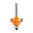 Broca para router, redondeado con moldura, 1' con balero