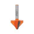 Broca para router, corte en 'V', 1-1/8', TRUPER