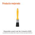 Brocha uso general de 1' con mango de plástico, PRETUL