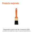 Brocha profesional de 1-1/2' con mango de plástico, TRUPER