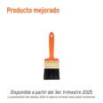 Brocha profesional de 2-1/2' con mango de plástico, TRUPER