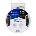Carrete con 10 m de cable THHW-LS 10 AWG negro, VOLTECK