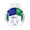 Carrete con 10 m de cable THHW-LS 10 AWG verde, VOLTECK