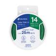 Carrete con 25 m de cable THHW-LS 14 AWG verde, VOLTECK