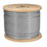 Metro cable flexible 1/4' acero 7x19 recubierto PVC, 300 m