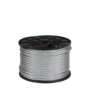 Metro de cable rígido 1/4' de acero 7x7 hilos, 75 m, FIERO