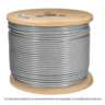 Metro cable flexible 1/8' acero 7x19 recubierto PVC, 300 m
