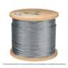 Metro de cable flexible 3/16' de acero 7x19 hilos, 300 m