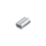 Bolsa con 50 casquillos dobles de aluminio, 1/4', FIERO