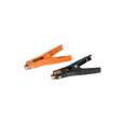 Blíster con 2 caimanes para cables pasa corriente, TRUPER
