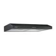 Campana extractora 75 cm, empotrable, negra, FOSET