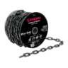 Metro de cadena de 8 mm de plástico negra, carrete de 25 m