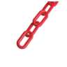 Metro de cadena de 8 mm de plástico roja, carrete de 25 m