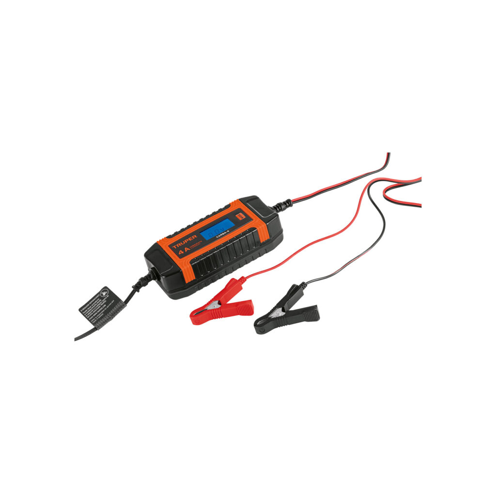 Cargador / mantenedor de 4 A para baterías de 6V/12V, TRUPER