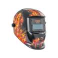 Careta electrónica para soldar sombra 9-13, fuego, PRETUL