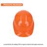 Casco de seguridad, ajuste de matraca, naranja, TRUPER