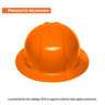 Casco de seguridad ala ancha, naranja, TRUPER