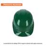 Casco de seguridad, ajuste de matraca, verde, TRUPER