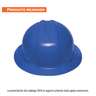 Casco de seguridad ala ancha, azul, TRUPER