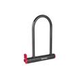 Candado rígido tipo 'U' de 20 cm, llave de disco, HERMEX